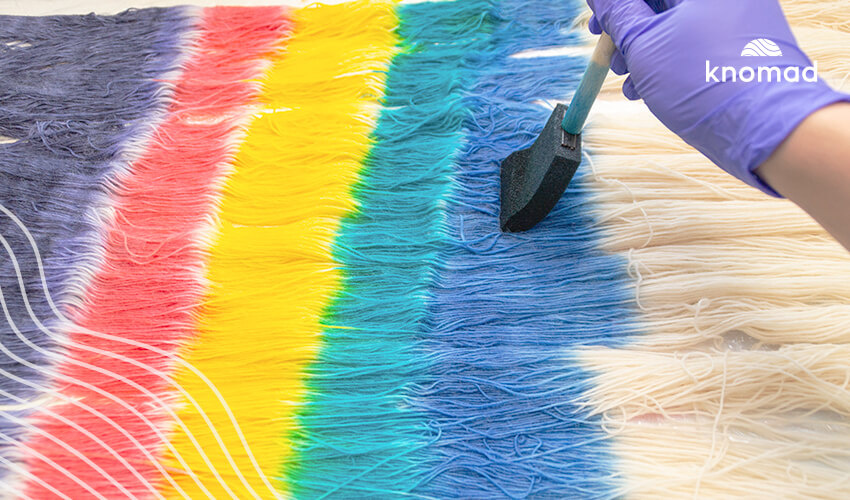 Hand Painted Rainbow on EGRET