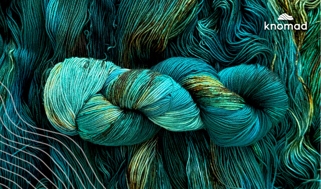 Deep Winter Colorway on Nieve, Extra Fine Merino Wool