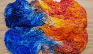 colored yarn