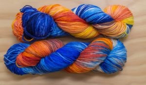 Vibrant Ocean Sunset yarn