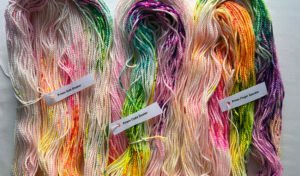 handmade dyed yarns