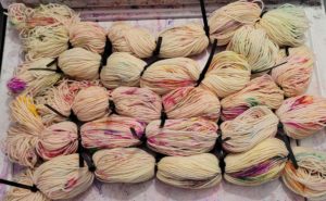 skeins with ties