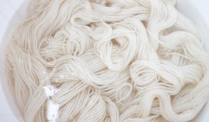 soak undyed yarn