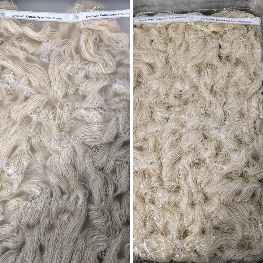 Dyeing Soleil wool 